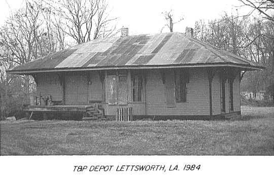 Images of Texas & Pacific Stations and Structures in Lettsworth, LA