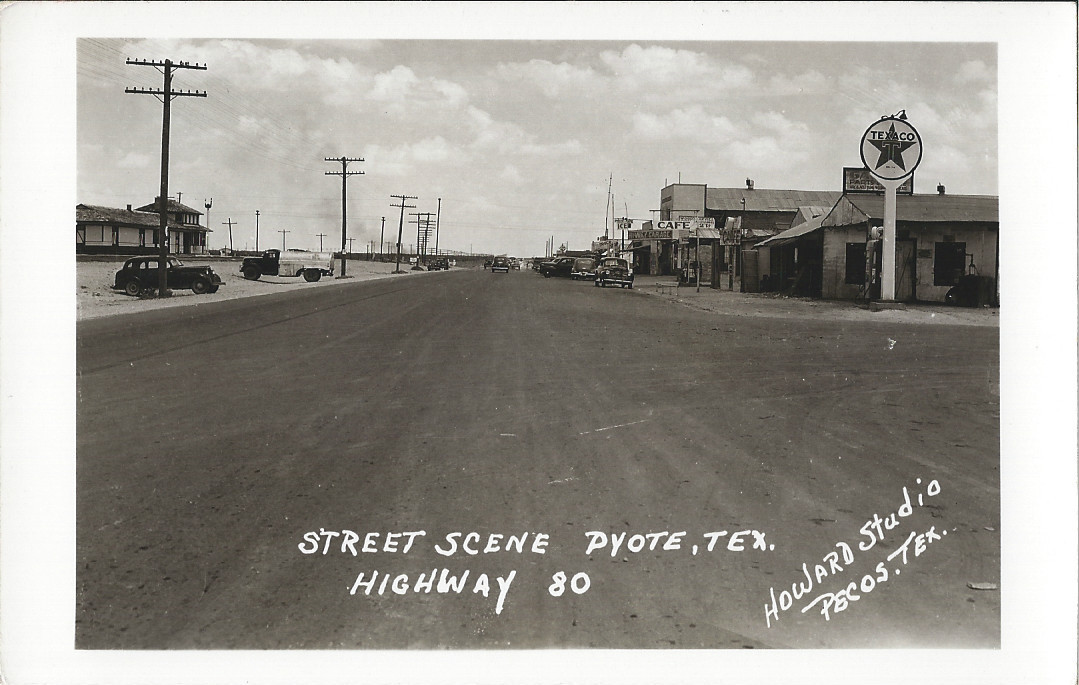 Images of Texas & Pacific Stations and Structures in  Pyote, TX