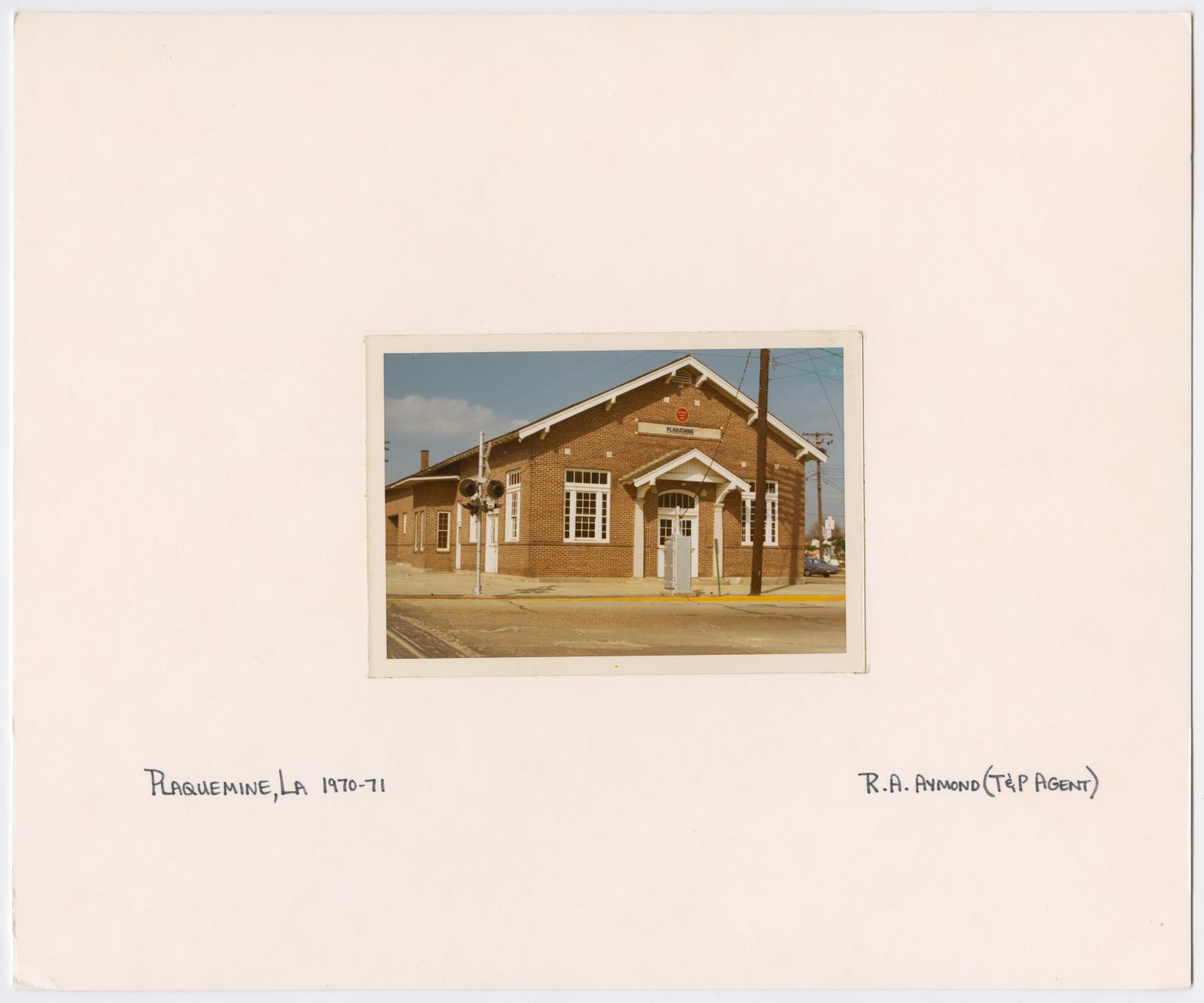 Images of Texas & Pacific Stations and Structures in Plaquemine, LA