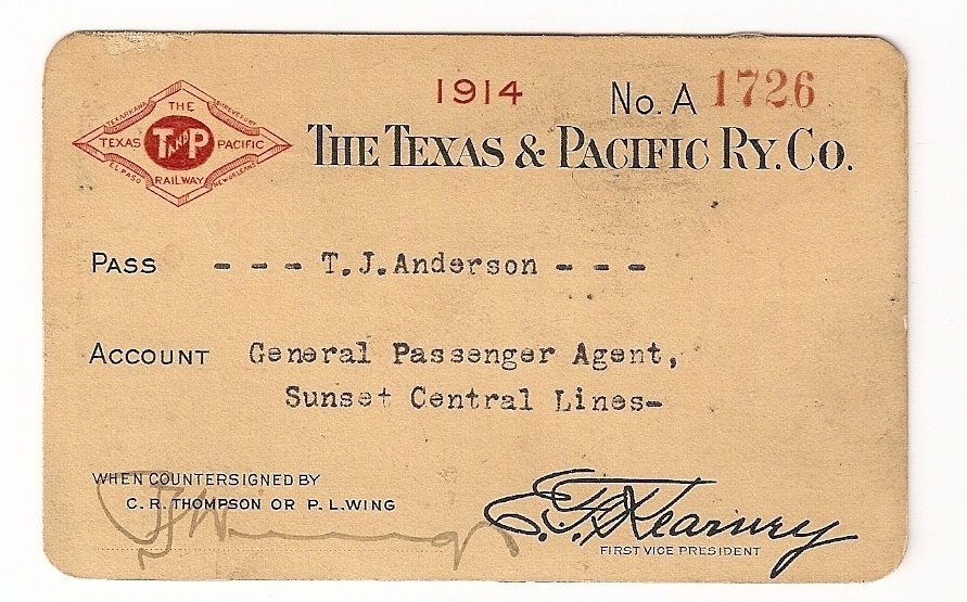1914 T  P card
