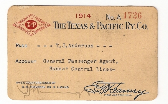 1914 T  P card