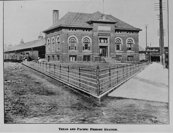 Freight Station in Fort Worth, TX, c1900