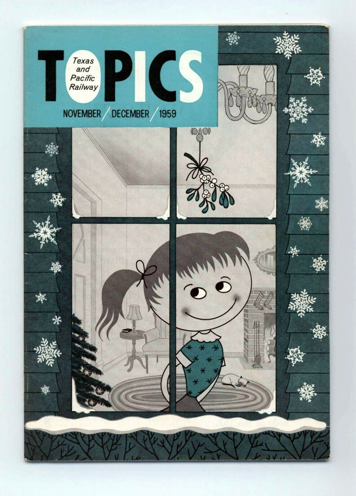 Texas & Pacific Railroad "Topics" November/December 1959