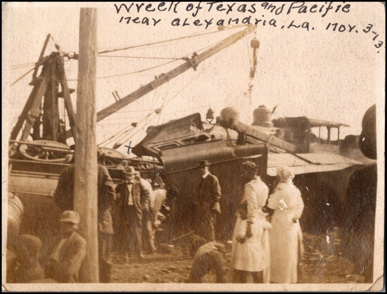 Wreck near Alexandria LA on November 3, 1913