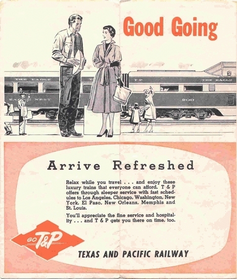 1958 Timetable inside