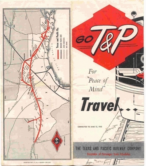 1955 Timetable cover