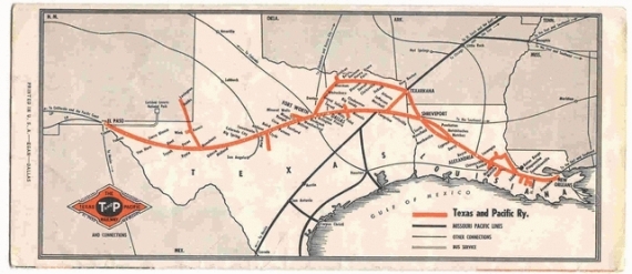 1960 Timetable map