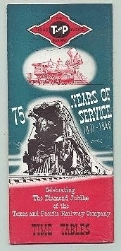 1946 Timetable cover