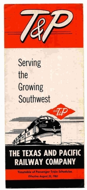 1961 Timetable cover