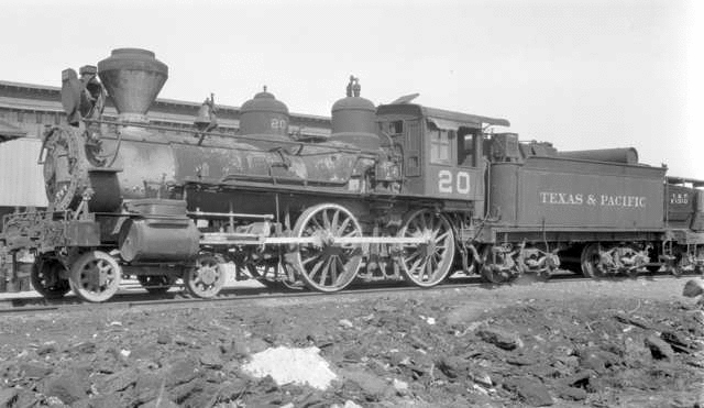 4-4-0 20 Dallas Texas - 19 October 1928