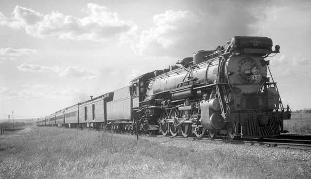 4-8-2 901 The Texan near Ft Worth Texas - 24 July 1936