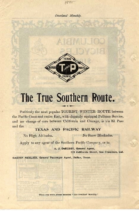 1895 Overland Monthly