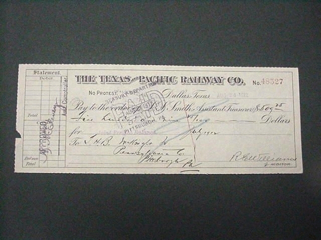 1912 Check