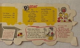 Little Folks Menu
