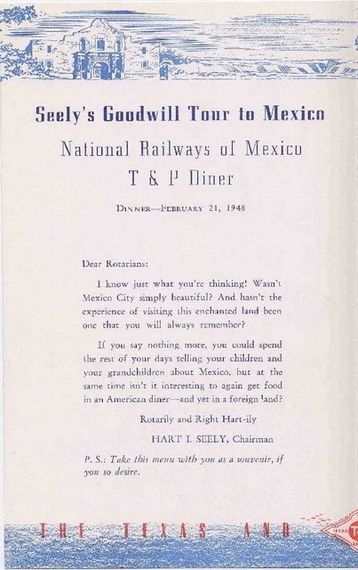 1948 Menu - page 2