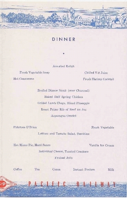 1948 Menu - page 3