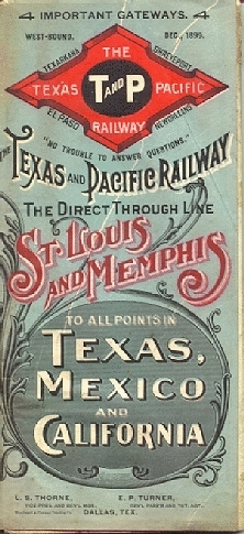 1899 Timetable - front
