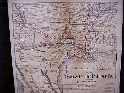 1905 Timetable - map