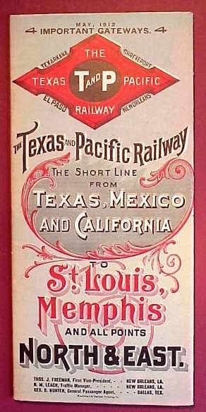 1912 Timetable