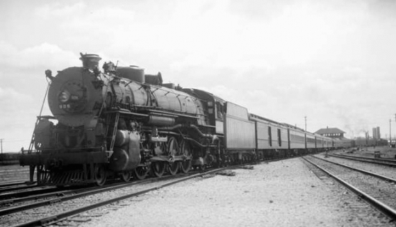4-8-2 906 The Sunshine Special<BR>Ft. Worth TX - 24 July 1936
