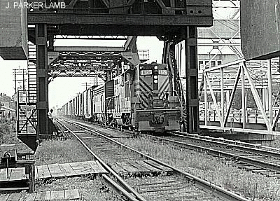 GP-7 1125 Bayou Palquemine Drawbridge LA - c1960