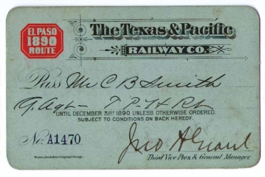 1890 El Paso Route