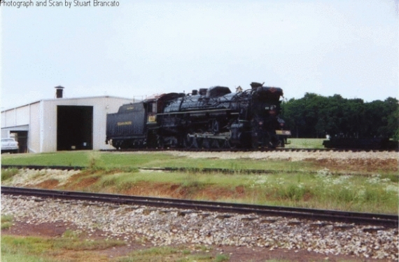 2-10-4 610 at Texas State Railroad