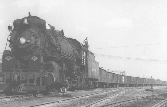 2-8-2 805 Texarkana TX 1951
