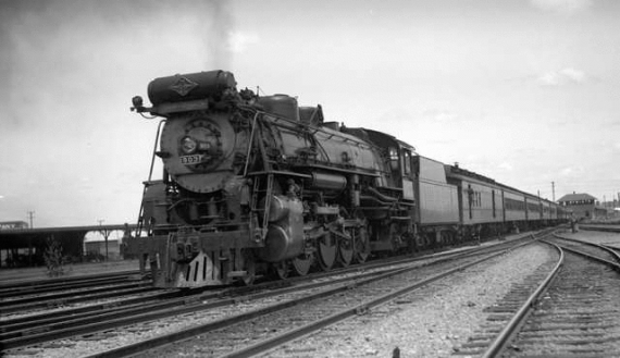 4-8-2 903 The Sunshine Special<BR>Ft Worth TX<BR>26 July 1932