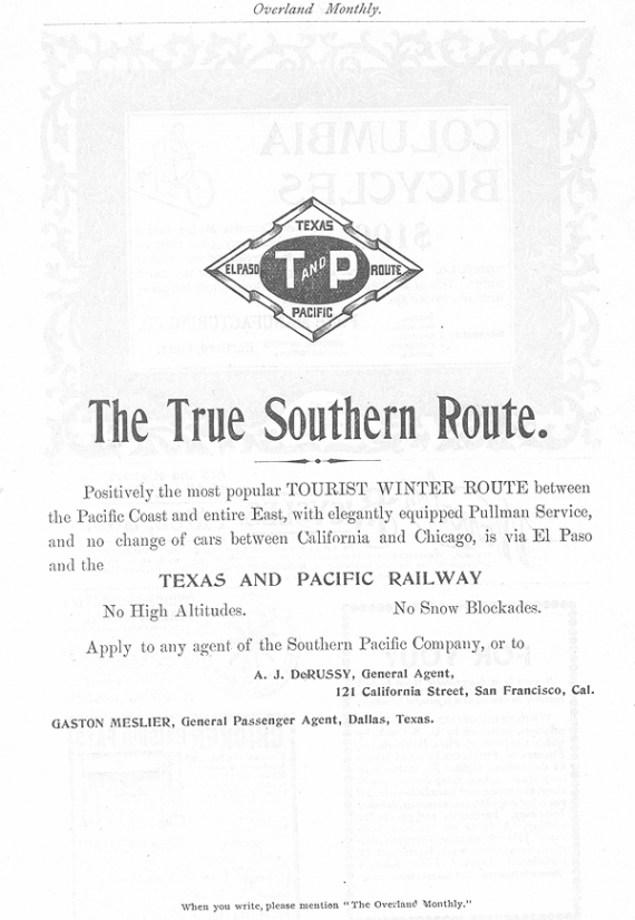 1895 Overland Monthly
