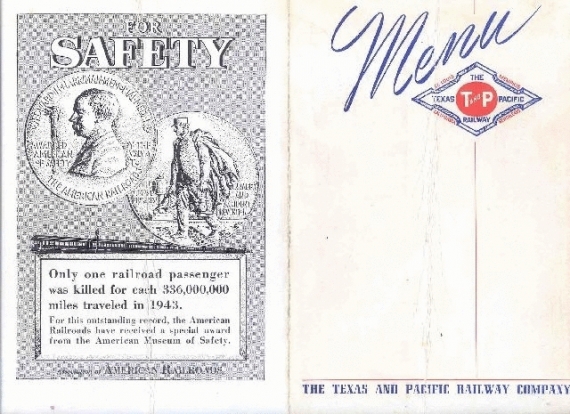 Menu - 01 December 1944