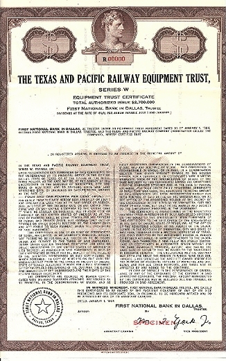 1964 Equipment Trust Bond