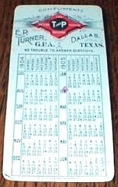 1904-05 Pocket Calendar