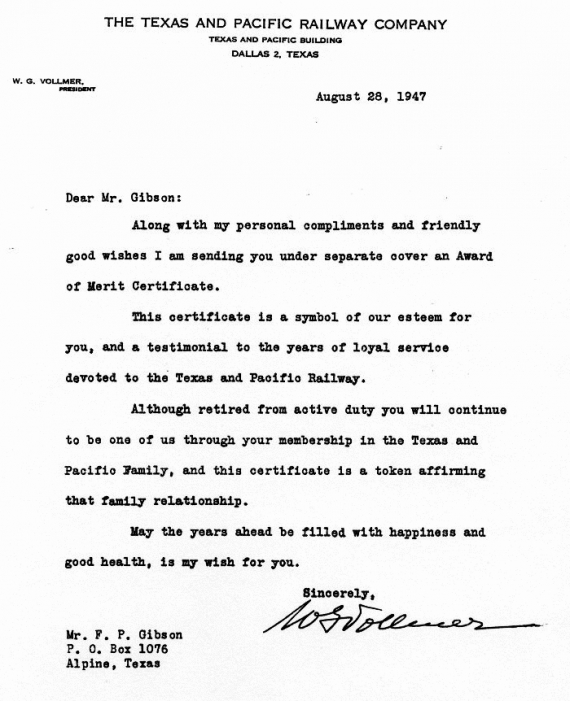 1947 Letterhead