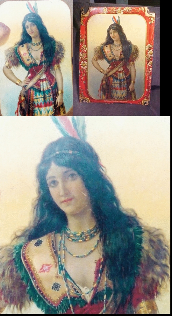 Indian Maiden Advertisement
