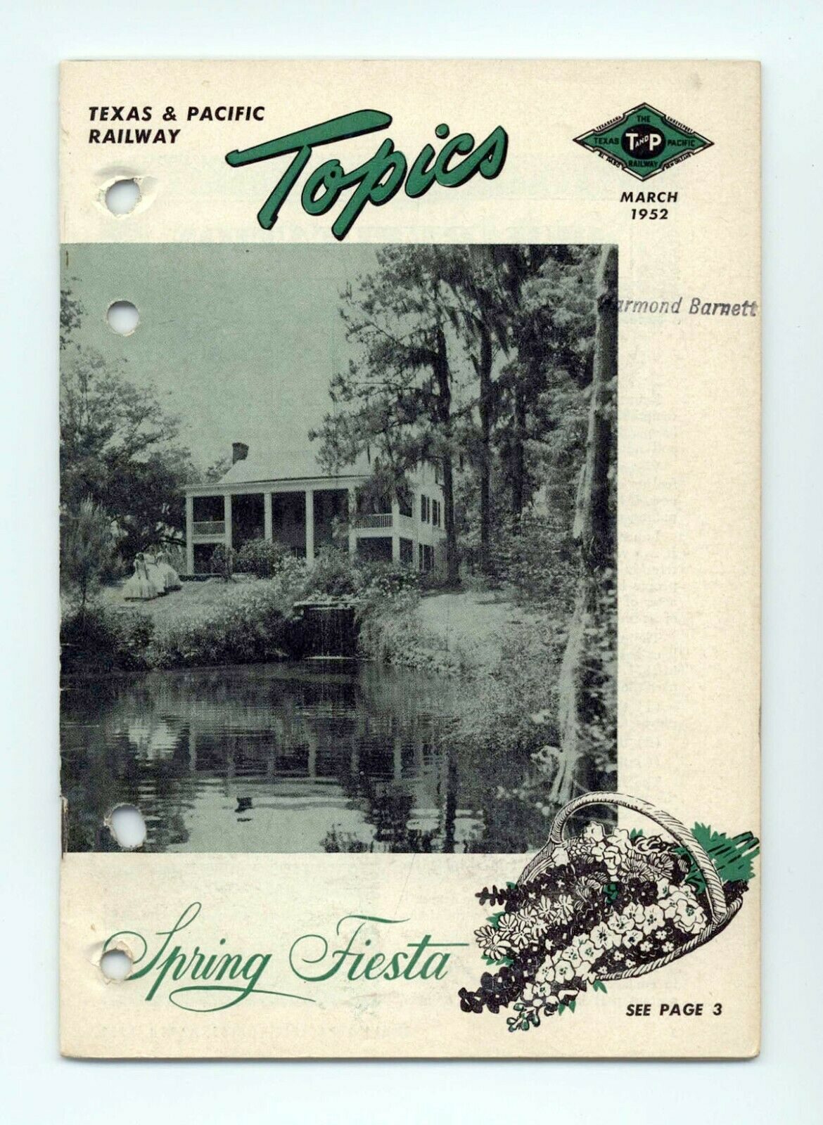 Texas & Pacific Railroad "Topics" March 1952