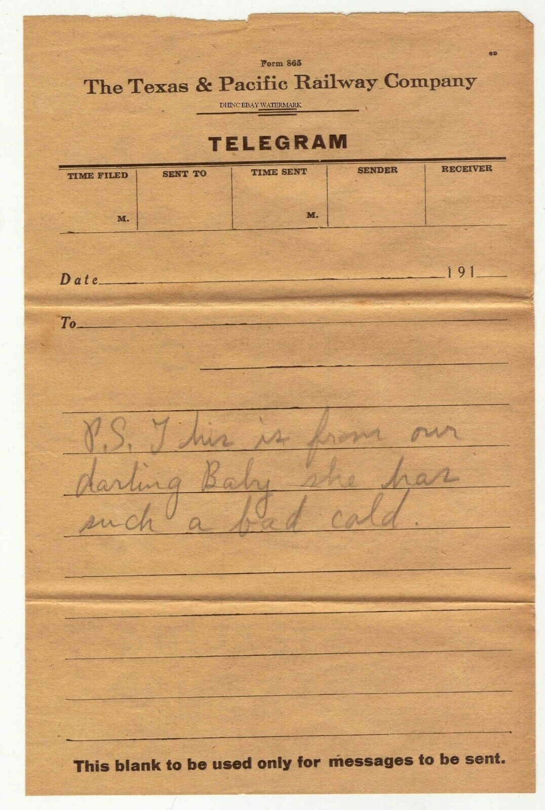 Telegram c1910