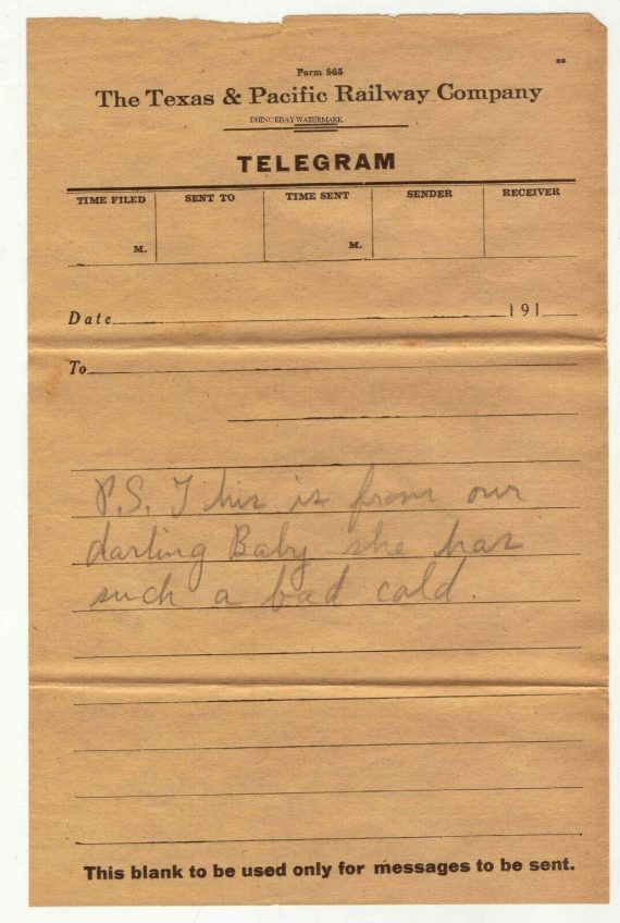 Telegram c1910