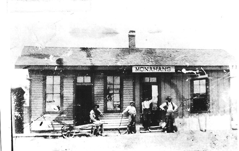 Monahans Depot in 1890