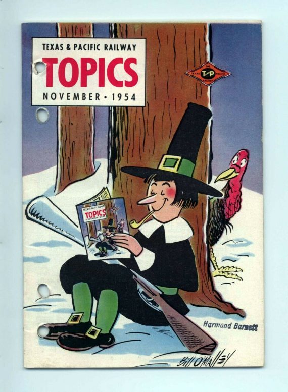 Texas & Pacific Railroad "Topics" November 1954