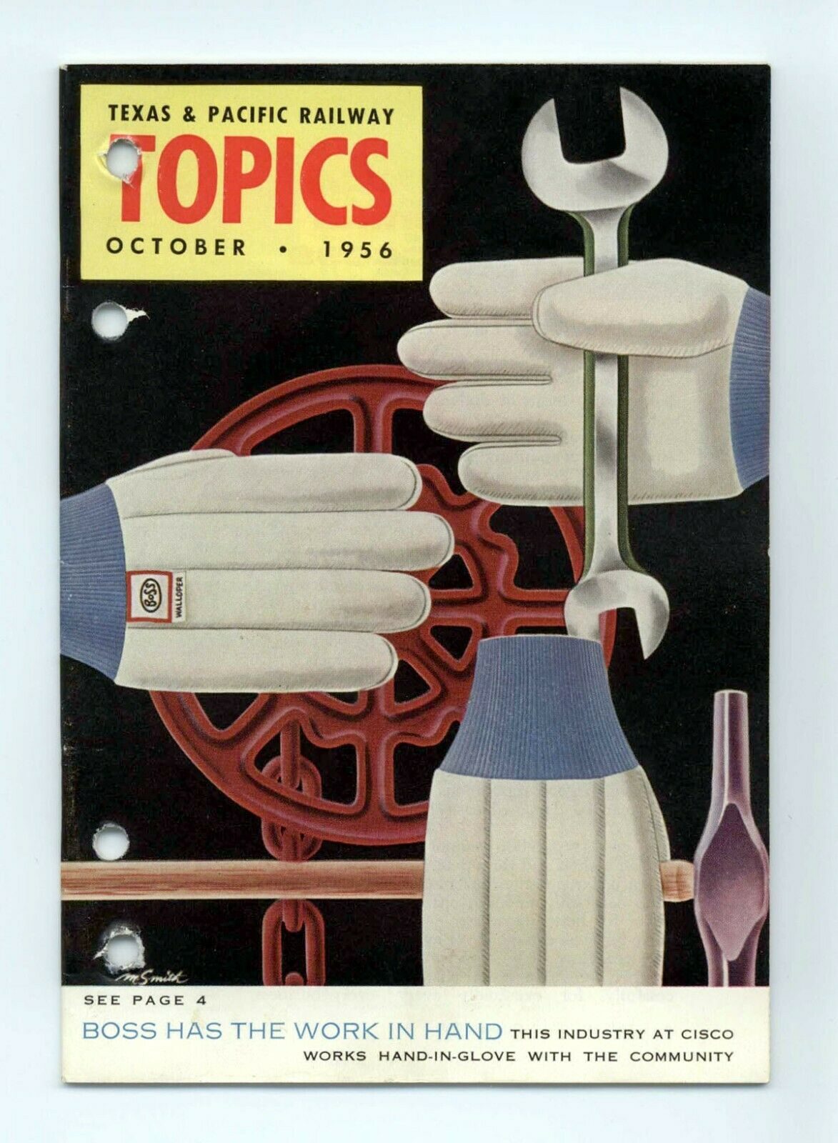 Texas & Pacific Railroad "Topics" October 1956