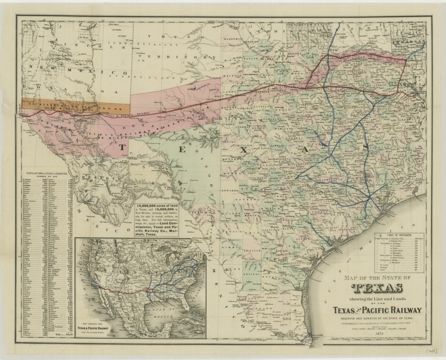 Line and Lands of the T&P