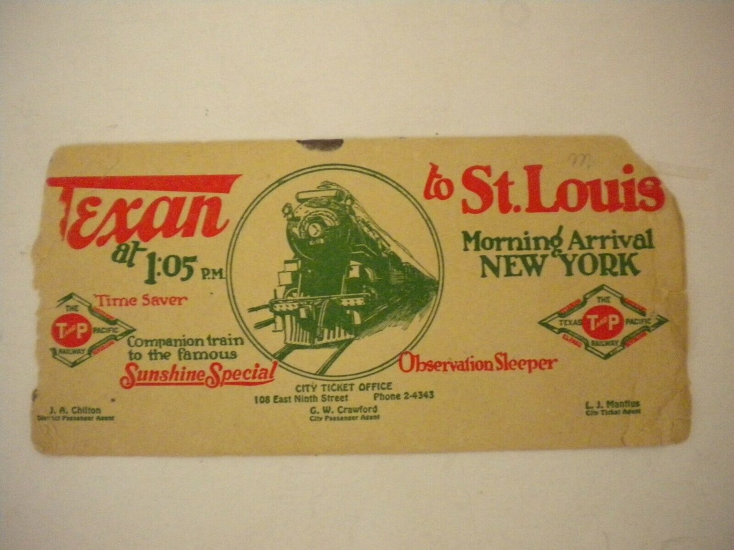 Advertising the Sunshine Special