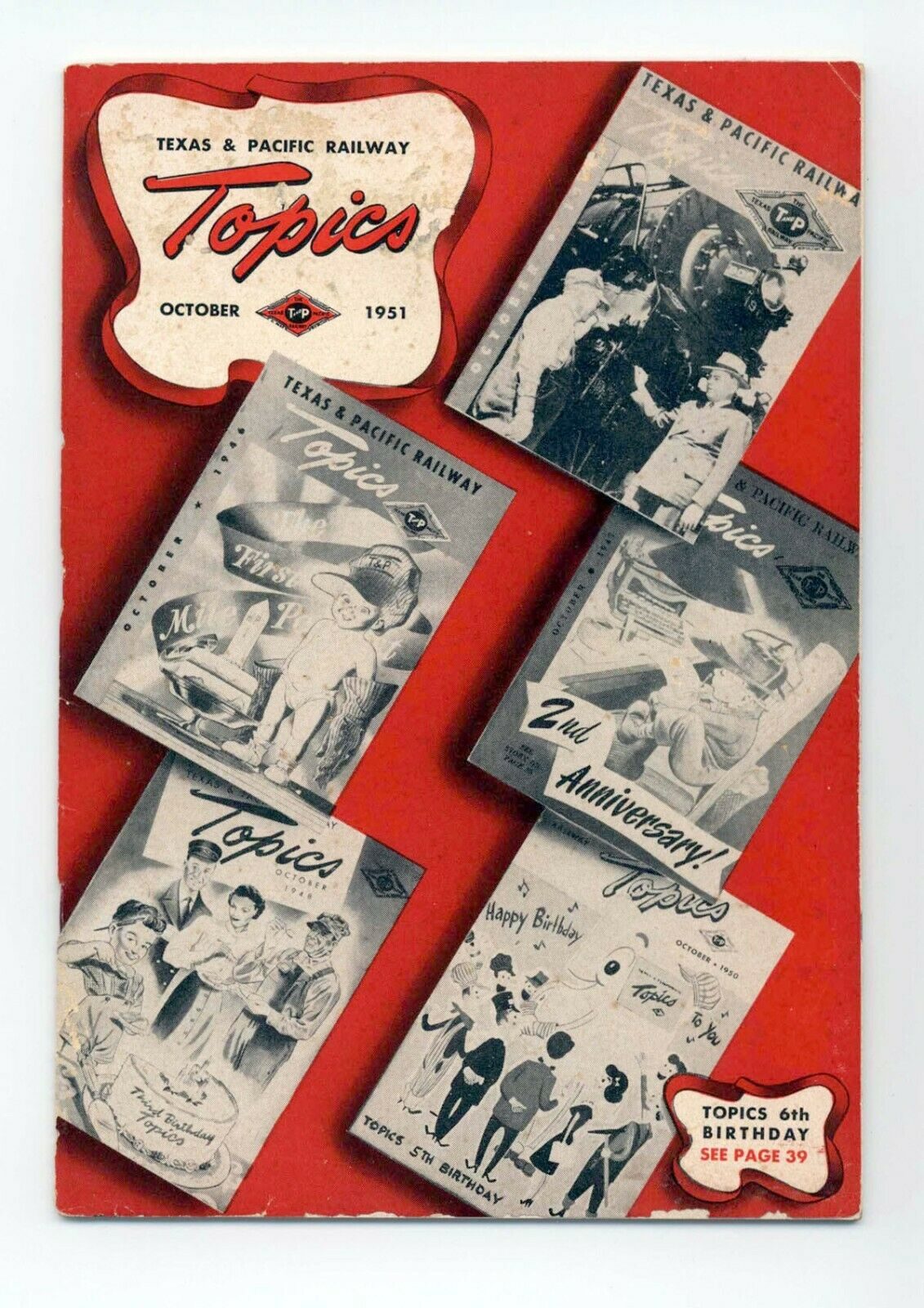 Texas & Pacific Railroad "Topics" October 1951