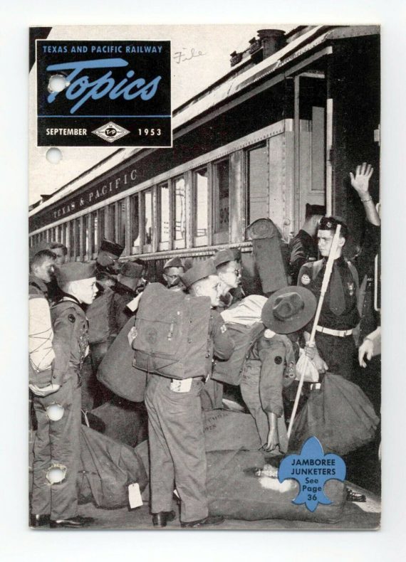 Texas & Pacific Railroad "Topics" September 1953
