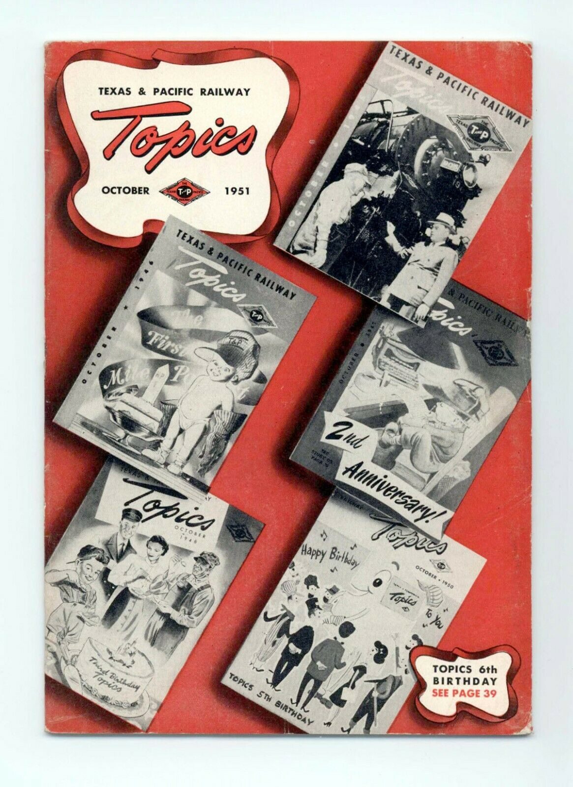 Texas & Pacific Railroad "Topics" October 1951