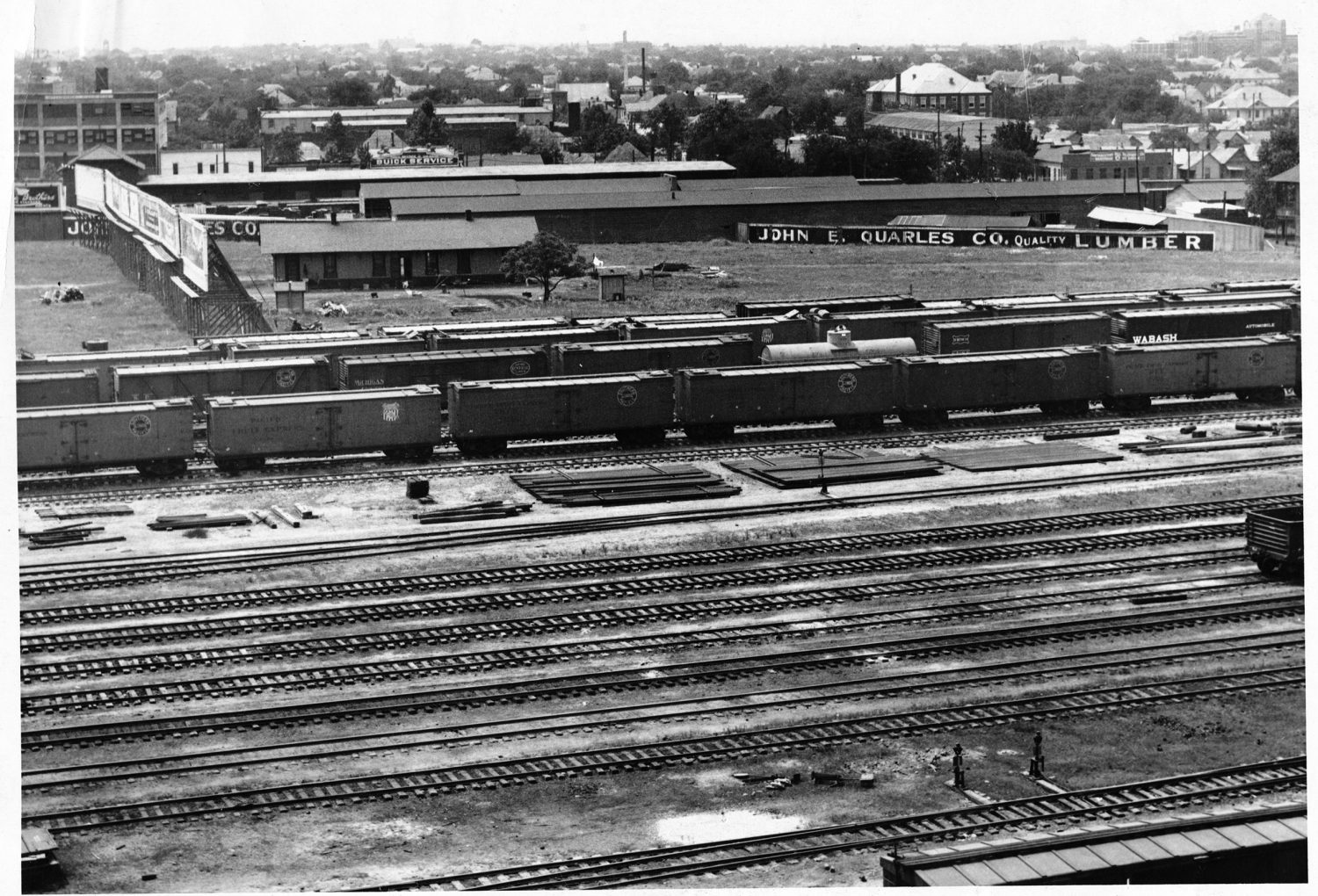 Train Sheds at Lancaster Yard, 1931