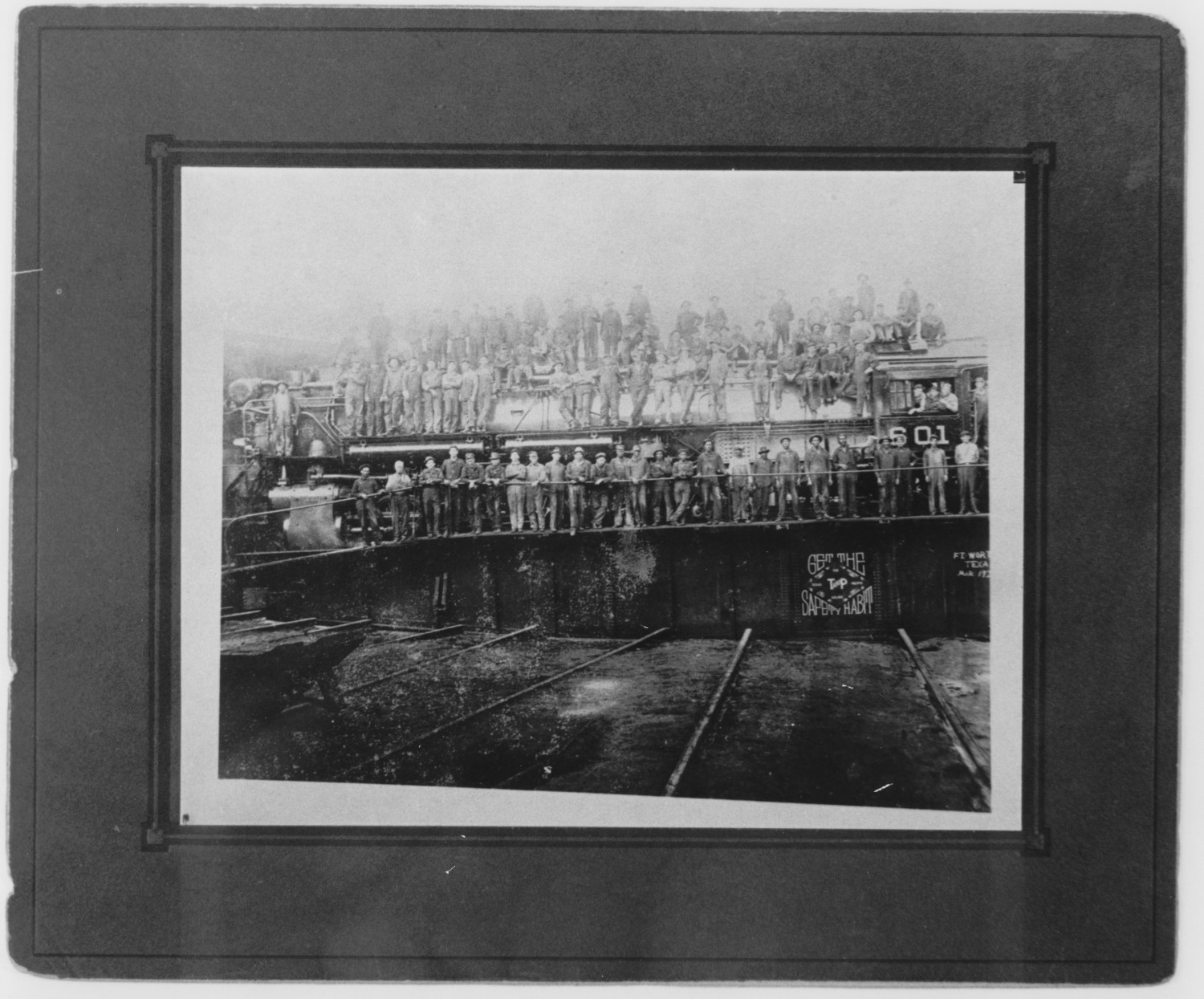 601 Train Engine at  Texas and Pacific Station
