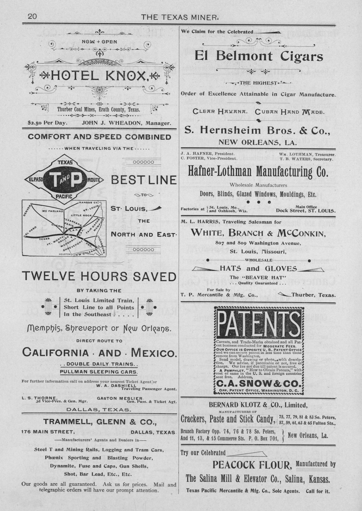The Texas Miner, Volume 2, Number 2, January 26, 1895