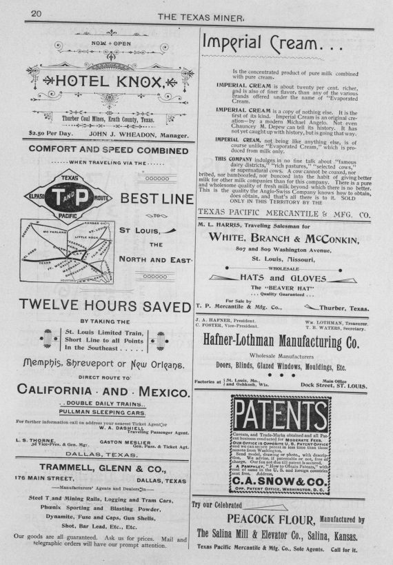 The Texas Miner, Volume 2, Number 4, February 9, 1895